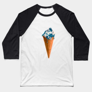 Mountain ice cream Baseball T-Shirt